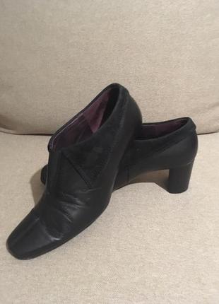 Gabor,чорні шкіряні туфлі