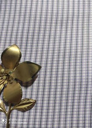 Ткань блузочная в клетку для рубашек 100% хлопок приятный к телу