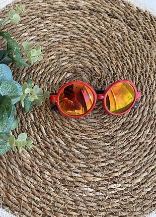 Дитячі стильні сонячні окуляри хамелеон червоні чорні очки