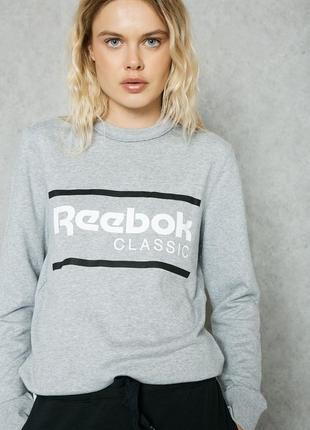 Женский свитшот reebok кофта толстовка лосины tech fleece modern dri fit1 фото