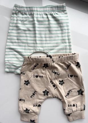 Новые брюки на новорожденного, логины, леггинсы1 фото