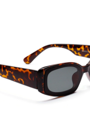 Окуляри вінтажні окуляри стильні у стилі 90-х трендові леопард сонцезахисні нові3 фото
