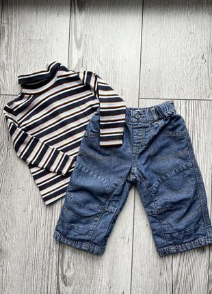 Набір гольф утеплені джинси