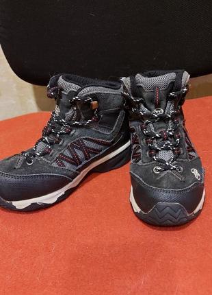 Сапоги ботинки han wag 27p черные кожаные