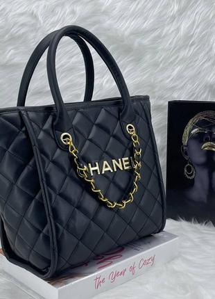 Сумка стеганая черная женская в стиле chanel шанель сумочка шанель кросс-боди