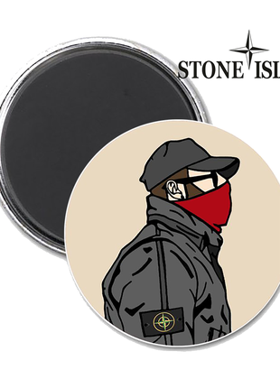 Магнит на холодильник stone island