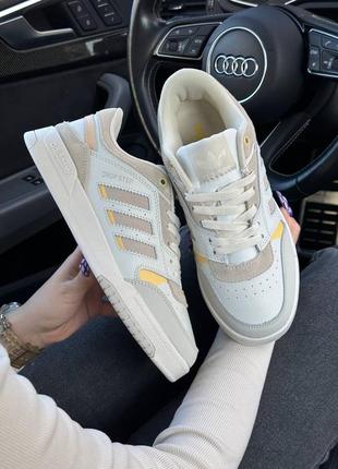 Кроссовки adidas drop step milk yellow1 фото