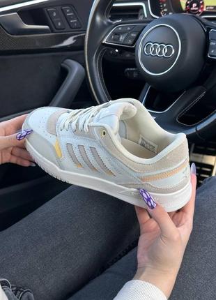 Кроссовки adidas drop step milk yellow2 фото