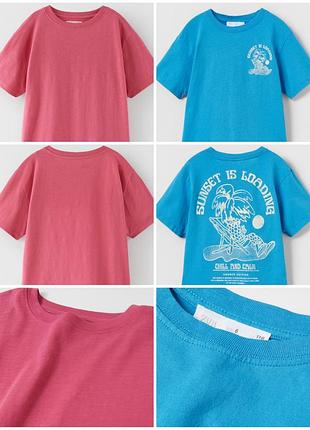 Футболки zara,размер 11-12 лет, рост 152 см.