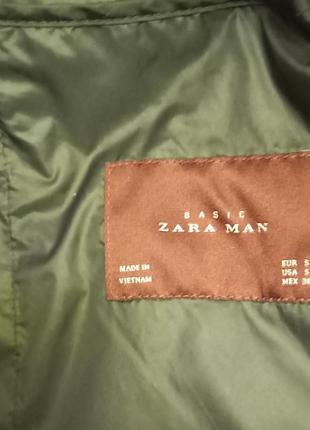 Куртка пуховик zara basic man8 фото