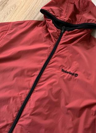 Оригинальная мужская непромокаемая куртка ветровка с капюшоном timberland4 фото