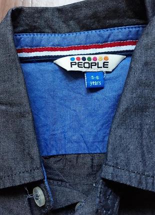 Рубашка people на 5-6 лет 4