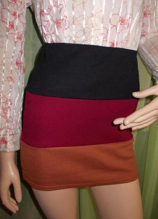 Парой выгоднее! трехцветная юбка от  qed london ♥ невероятно стильно2 фото