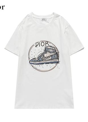 Футболка nike air jordan белая