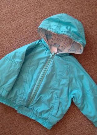 Весняна курточка вітровка на 6-12 місяців (80 см зріст)