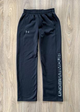 Підліткові утеплені спортивні штани з принтом under armour storm