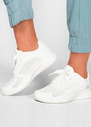 Кроссовки для города skechers bobs squad 2 модель 117018 wht