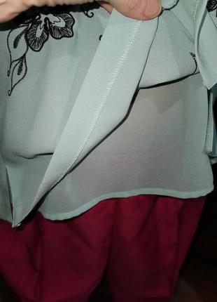 Блуза з вишивкою квіти jacques vert8 фото