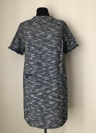 Деловое платье в стиле шанель от wallis, размер 20, укр 56-58