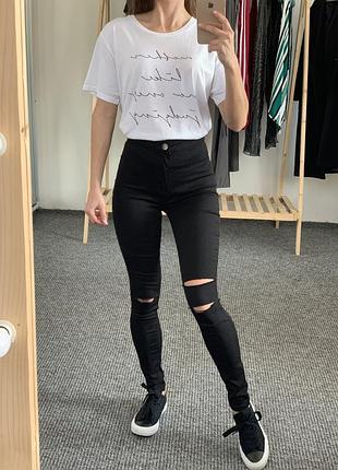 Джинсы скинни высокая посадка new look 36-38