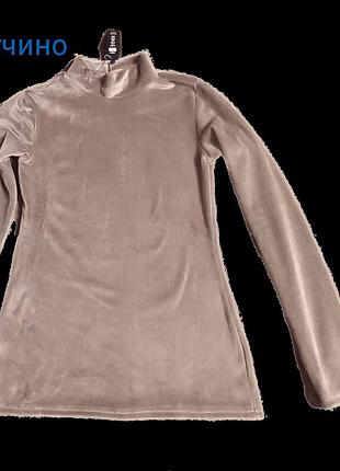 Жіночий велюровий гольф 42-44 капучино