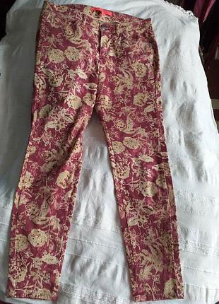 Актуальеые джинси з принтом, літні, стрейчивые.mango