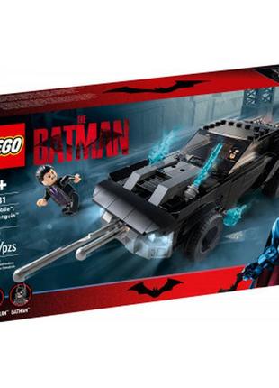 Конструктор lego super heroes dc batman бетмобіль: гонитва за пінгвіном 392 де (76181)