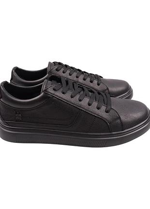 Кеды мужские brave черные натуральная кожа