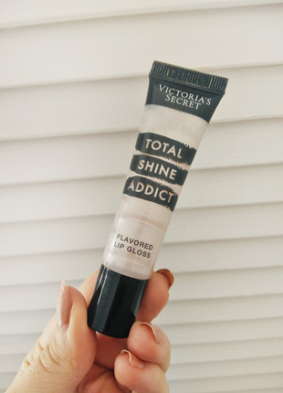Блеск для губ total shine addict gloss set от victoria's secret iced