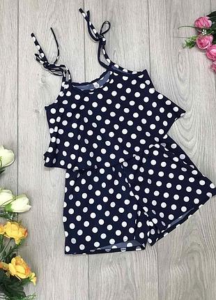 Комбінезон ромпер в горохи