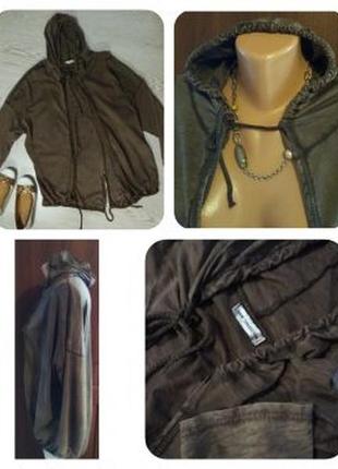 Італія ,стильний легкий кардиган з капюшоном