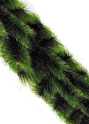 Гірлянда соснова двокольорова засніжена newyear 925048 light/dark green
