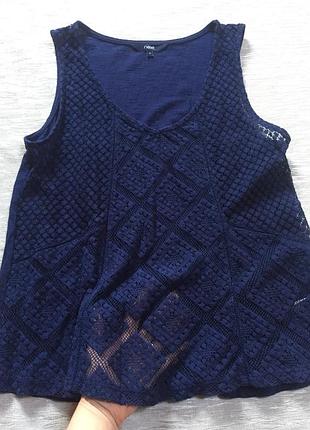 Майка футболка ажурная женская next