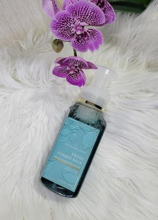 Ніжне пінне мило fresh forest sage від bath&body works