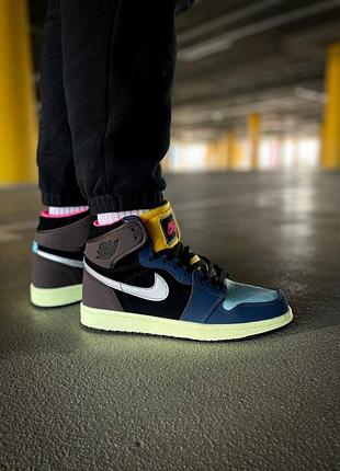 Мужские высокие кроссовки nike air jordan 1 retro high "tokyo bio hack"#найк