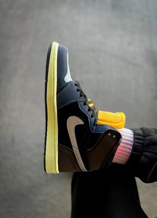 Мужские высокие кроссовки nike air jordan 1 retro high "tokyo bio hack"#найк9 фото