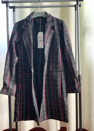 Пальто из ткани с добавлением шерсти sinsey размер s/36