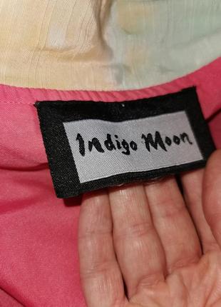 Піджак із вишивкою стрічками бісером паєтками indigo moon в етно-бохо стилі жакет блейзер8 фото