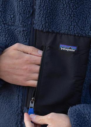 Флисовая куртка шерпа patagonia fleece sherpa retro x шерпа розміри:  l, xl , xxl3 фото