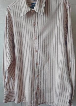 Винтажная мужская рубашка 100%хлопок