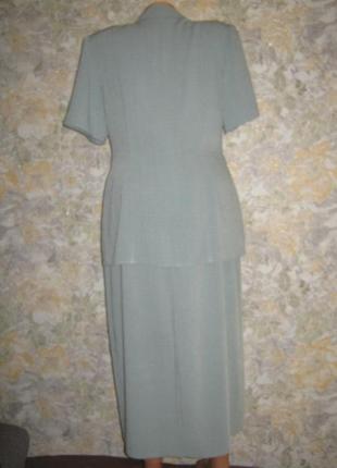 Костюм спідниця + блуза жакет легкий літній в ідеалі7 фото