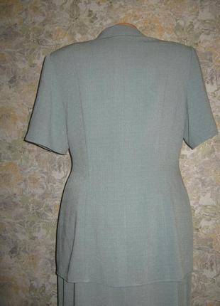 Костюм спідниця + блуза жакет легкий літній в ідеалі5 фото