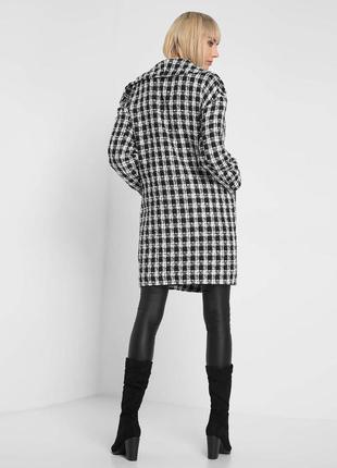 Пальто демисезонное orsay гусиная лапка4 фото
