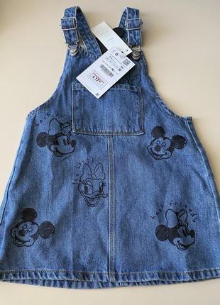Джинсовый сарафан zara