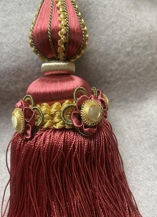 Кисточки для штор розовые италия