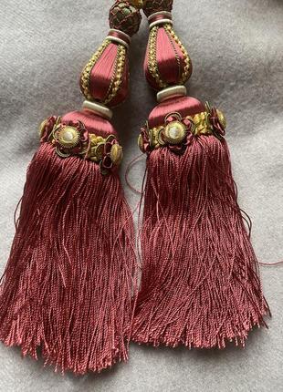 Кисточки для штор розовые италия