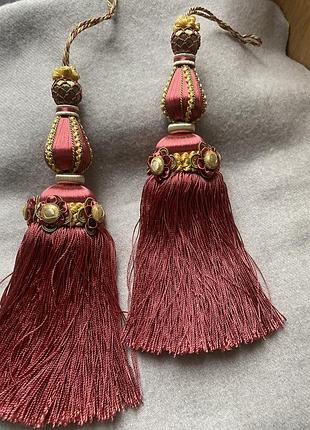 Кисточки для штор розовые италия