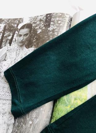 Зеленая кофта пуловер с пуговицами вискоза janina3 фото