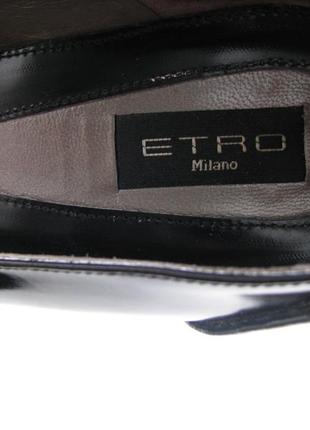 Кожаные туфли etro6 фото