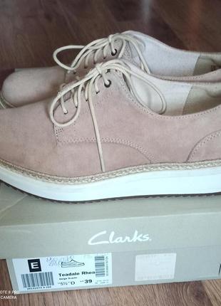 Полуботинки clarks 39 размер.